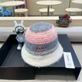 CHANEL BUCKET HAT IN COLORFUL FLEECE 421128
